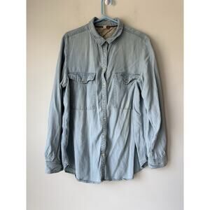 Anthropologie Pilcro and the Letterpress Women's Large Denim Jacket